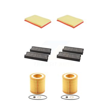2x Air + 2x Cabin + 2x Engine Cartridge Oil Filter (6 Total) Kit For 07-08 BMW X5 3.0L KFM-104516