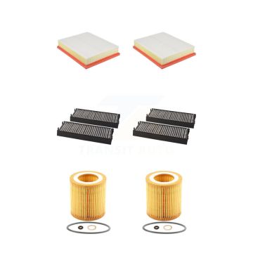 2x Air + 2x Cabin + 2x Engine Cartridge Oil Filter (6 Total) Kit For BMW X5 KFM-104517