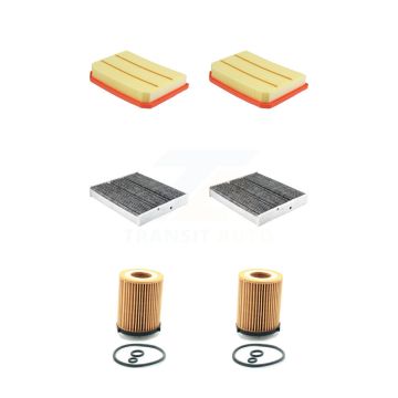 2x Air + 2x Cabin + 2x Engine Cartridge Oil Filter (6 Total) Kit For Mercedes-Benz GLB250 KFM-104524