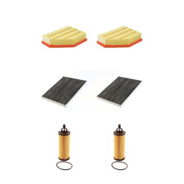 2x Air + 2x Cabin + 2x Engine Cartridge Oil Filter (6 Total) Kit For Chrysler Pacifica KFM-104531