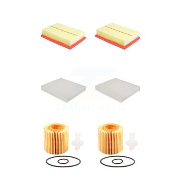 2x Air + 2x Cabin + 2x Engine Cartridge Oil Filter (6 Total) Kit For Lexus RX450h RX450hL KFM-104540