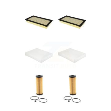 2x Air + 2x Cabin + 2x Engine Cartridge Oil Filter (6 Total) Kit For Ford Explorer Police KFM-104545
