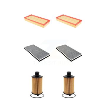 2x Air + 2x Cabin + 2x Engine Cartridge Oil Filter (6 Total) Kit For Land Rover Range KFM-104546
