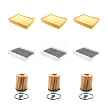 3x Air + 3x Cabin + 3x Engine Cartridge Oil Filter (9 Total) Kit For Sprinter 2500 1500 KFM-104551