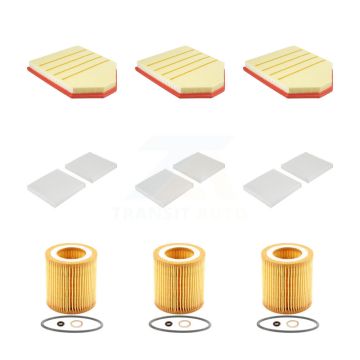 3x Air + 3x Cabin + 3x Engine Cartridge Oil Filter (9 Total) Kit For BMW X3 KFM-104577