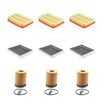 3x Air + 3x Cabin + 3x Engine Cartridge Oil Filter (9 Total) Kit For Mercedes-Benz GLB250 KFM-104590