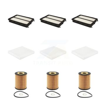 3x Air + 3x Cabin + 3x Engine Cartridge Oil Filter (9 Total) Kit For Hyundai Palisade KFM-104595
