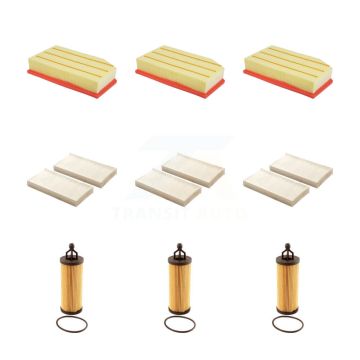 3x Air + 3x Cabin + 3x Engine Cartridge Oil Filter (9 Total) Kit For Jeep Wrangler 3.6L KFM-104599