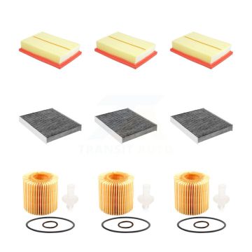 3x Air + 3x Cabin + 3x Engine Cartridge Oil Filter (9 Total) Kit For Lexus RX450h RX450hL KFM-104607