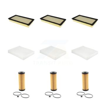 3x Air + 3x Cabin + 3x Engine Cartridge Oil Filter (9 Total) Kit For Ford Explorer Police KFM-104611