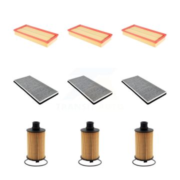 3x Air + 3x Cabin + 3x Engine Cartridge Oil Filter (9 Total) Kit For Land Rover Range KFM-104612