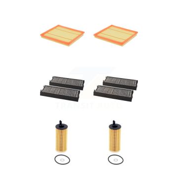 2x Air + 2x Cabin + 2x Engine Cartridge Oil Filter (6 Total) Kit For BMW X5 KFM-104615