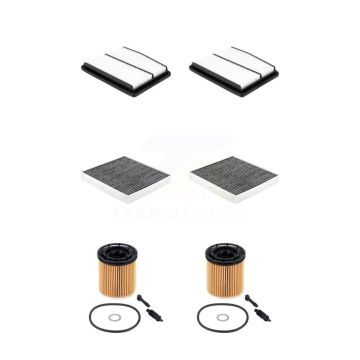 2x Air + 2x Cabin + 2x Engine Cartridge Oil Filter (6 Total) Kit For Hyundai Tucson Kia KFM-104624