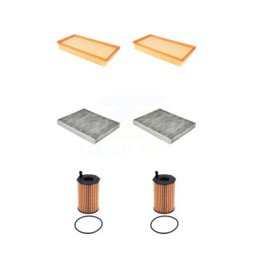 2x Air + 2x Cabin + 2x Engine Cartridge Oil Filter (6 Total) Kit For Porsche Cayenne Audi KFM-104627