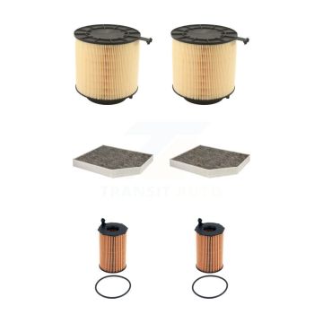 2x Air + 2x Cabin + 2x Engine Cartridge Oil Filter (6 Total) Kit For Audi Q5 KFM-104629