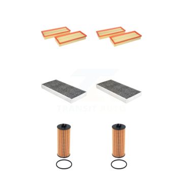 2x Air + 2x Cabin + 2x Engine Cartridge Oil Filter (6 Total) Kit For KFM-104633