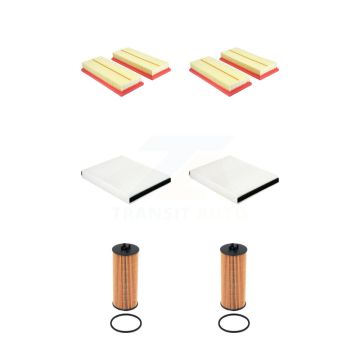 2x Air + 2x Cabin + 2x Engine Cartridge Oil Filter (6 Total) Kit For Mercedes-Benz GLE63 KFM-104634