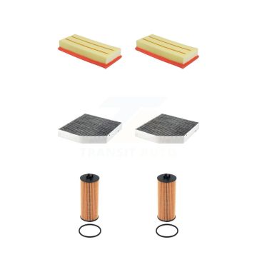 2x Air + 2x Cabin + 2x Engine Cartridge Oil Filter (6 Total) Kit For Mercedes-Benz GLC63 KFM-104636