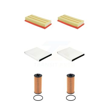 2x Air + 2x Cabin + 2x Engine Cartridge Oil Filter (6 Total) Kit For Mercedes-Benz GLC63 KFM-104637