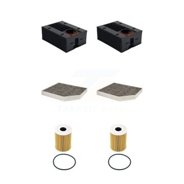 2x Air + 2x Cabin + 2x Engine Cartridge Oil Filter (6 Total) Kit For Porsche Macan KFM-104638