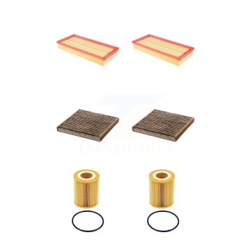 2x Air + 2x Cabin + 2x Engine Cartridge Oil Filter (6 Total) Kit For Land Rover Range KFM-104639