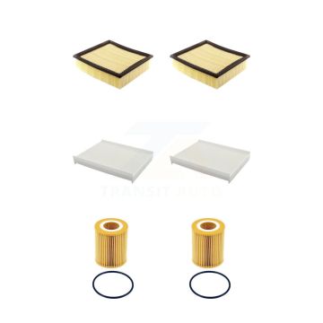 2x Air + 2x Cabin + 2x Engine Cartridge Oil Filter (6 Total) Kit For Ford F-150 3.0L KFM-104641