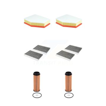 2x Air + 2x Cabin + 2x Engine Cartridge Oil Filter (6 Total) Kit For KFM-104644