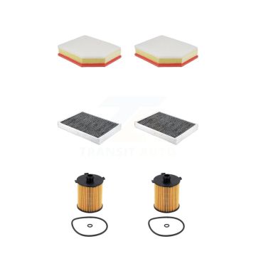 2x Air + 2x Cabin + 2x Engine Cartridge Oil Filter (6 Total) Kit For Volvo XC60 S60 KFM-104652