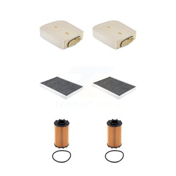 2x Air + 2x Cabin + 2x Engine Cartridge Oil Filter (6 Total) Kit For Porsche Cayenne Audi KFM-104662