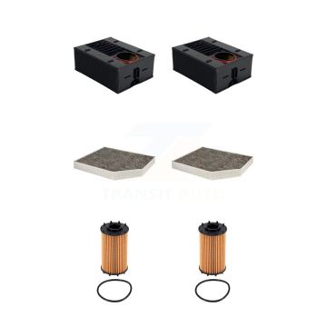 2x Air + 2x Cabin + 2x Engine Cartridge Oil Filter (6 Total) Kit For Porsche Macan 3.0L KFM-104663