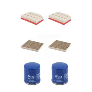 2x Air + 2x Cabin + 2x Engine Oil Filter (6 Total) Kit For GMC Chevrolet Silverado 1500 KFM-104677