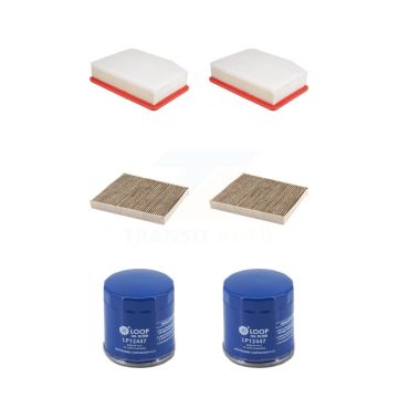 2x Air + 2x Cabin + 2x Engine Oil Filter (6 Total) Kit For GMC Chevrolet Silverado 1500 KFM-104678