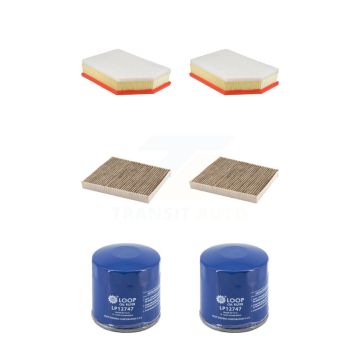 2x Air + 2x Cabin + 2x Engine Oil Filter (6 Total) Kit For GMC Chevrolet Sierra 2500 HD KFM-104679