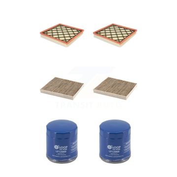 2x Air + 2x Cabin + 2x Engine Oil Filter (6 Total) Kit For Chevrolet Cruze Old Body Style KFM-104685