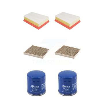 2x Air + 2x Cabin + 2x Engine Oil Filter (6 Total) Kit For Chevrolet Trailblazer Buick GX KFM-104694