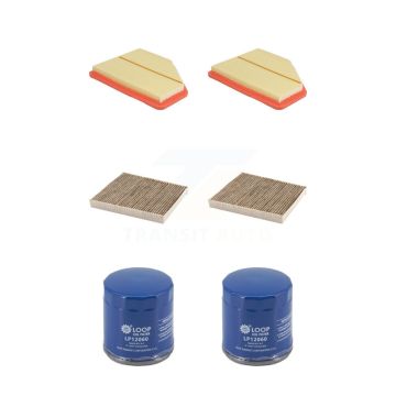 2x Air + 2x Cabin + 2x Engine Oil Filter (6 Total) Kit For 2016-2019 Chevrolet Volt KFM-104697