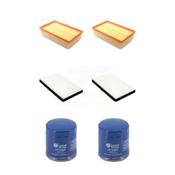 2x Air + 2x Cabin + 2x Engine Oil Filter (6 Total) Kit For Chevrolet Impala Limited KFM-104706