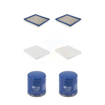 2x Air + 2x Cabin + 2x Engine Oil Filter (6 Total) Kit For Chevrolet Colorado GMC Canyon KFM-104711