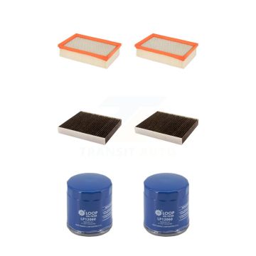 2x Air + 2x Cabin + 2x Engine Oil Filter (6 Total) Kit For Buick Encore Chevrolet Trax KFM-104713