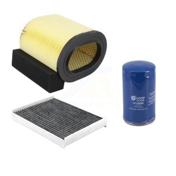 1x Air + 1x Cabin + 1x Engine Oil Filter Filter (3 Total) Kit For Ford F-350 Super Duty KFM-104717