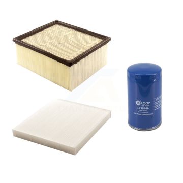 1x Air + 1x Cabin + 1x Engine Oil Filter Filter (3 Total) Kit For Ram 2500 3500 4500 5500 KFM-104725