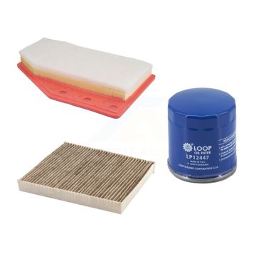 1x Air + 1x Cabin + 1x Engine Oil Filter Filter (3 Total) Kit For 2019-2024 Cadillac XT4 KFM-104743