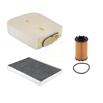 1x Air + 1x Cabin + 1x Engine Cartridge Oil Filter (3 Total) Kit For Porsche Cayenne Audi KFM-104759