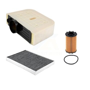 1x Air + 1x Cabin + 1x Engine Cartridge Oil Filter (3 Total) Kit For Audi Q7 3.0L KFM-104760