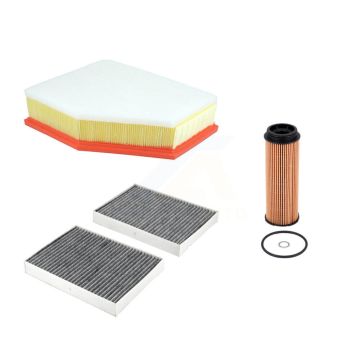 1x Air + 1x Cabin + 1x Engine Cartridge Oil Filter (3 Total) Kit For BMW X5 X7 X6 540i KFM-104764