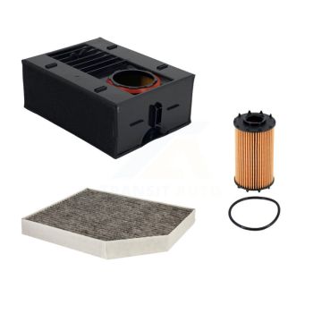1x Air + 1x Cabin + 1x Engine Cartridge Oil Filter (3 Total) Kit For Porsche Macan 3.0L KFM-104770