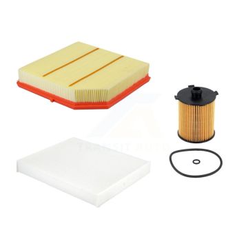 1x Air + 1x Cabin + 1x Engine Cartridge Oil Filter (3 Total) Kit For Volvo XC40 2.0L KFM-104771