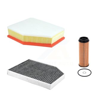 1x Air + 1x Cabin + 1x Engine Cartridge Oil Filter (3 Total) Kit For BMW X3 X4 KFM-104779