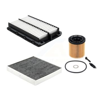 1x Air + 1x Cabin + 1x Engine Cartridge Oil Filter (3 Total) Kit For Hyundai Tucson Kia KFM-104781