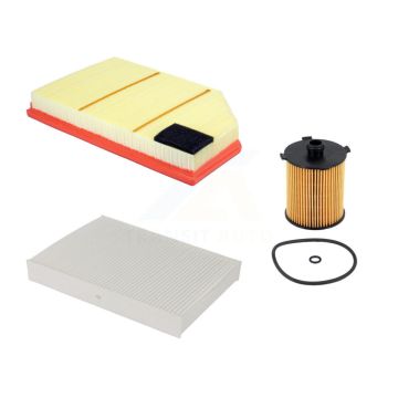 1x Air + 1x Cabin + 1x Engine Cartridge Oil Filter (3 Total) Kit For Volvo XC60 S60 V60 KFM-104784